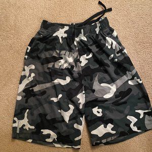 Nike dri-fit camo training shorts